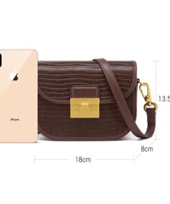Casual Small Brown Crossbody Bags 6