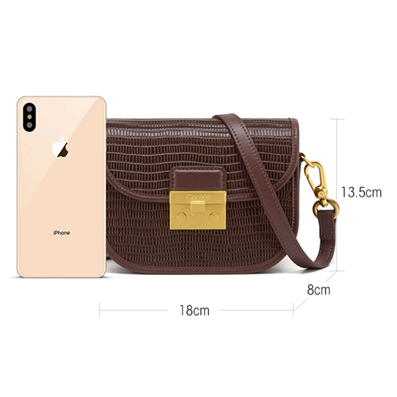 Casual Small Brown Crossbody Bags 6